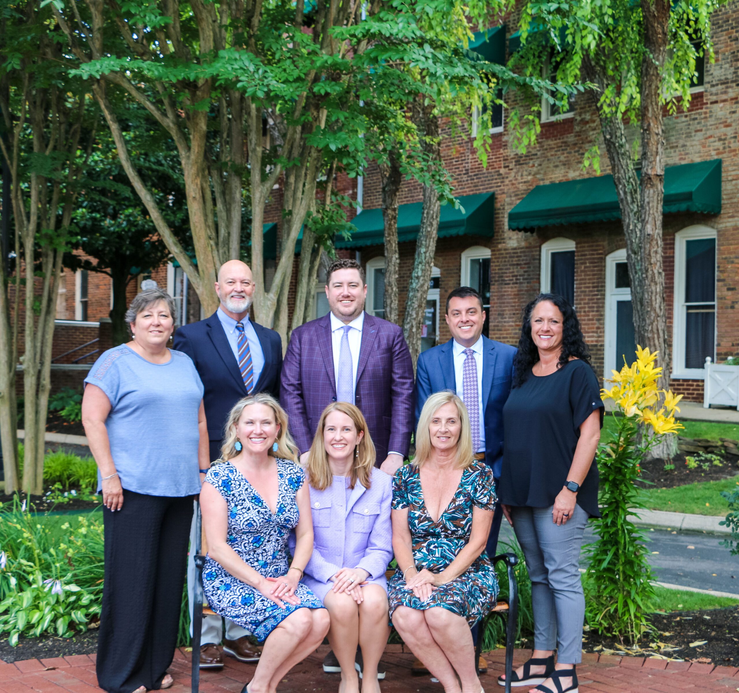 Collins Shipley, PLLC attorneys outside the Greenville, TN courthouse